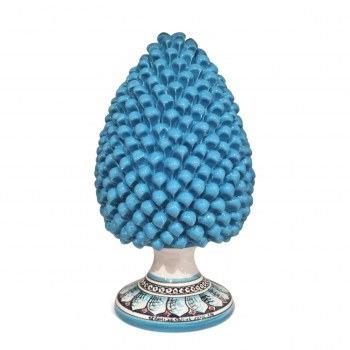 Pigna in ceramica Turchese cm 40