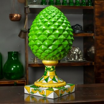 Pigna Ceramica cm 52 Verde Foglia