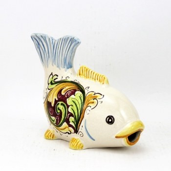 Pesce Carpa in ceramica cm 23