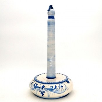Portarotoli in ceramica Blu
