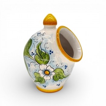 Portasale in ceramica decoro Limoni
