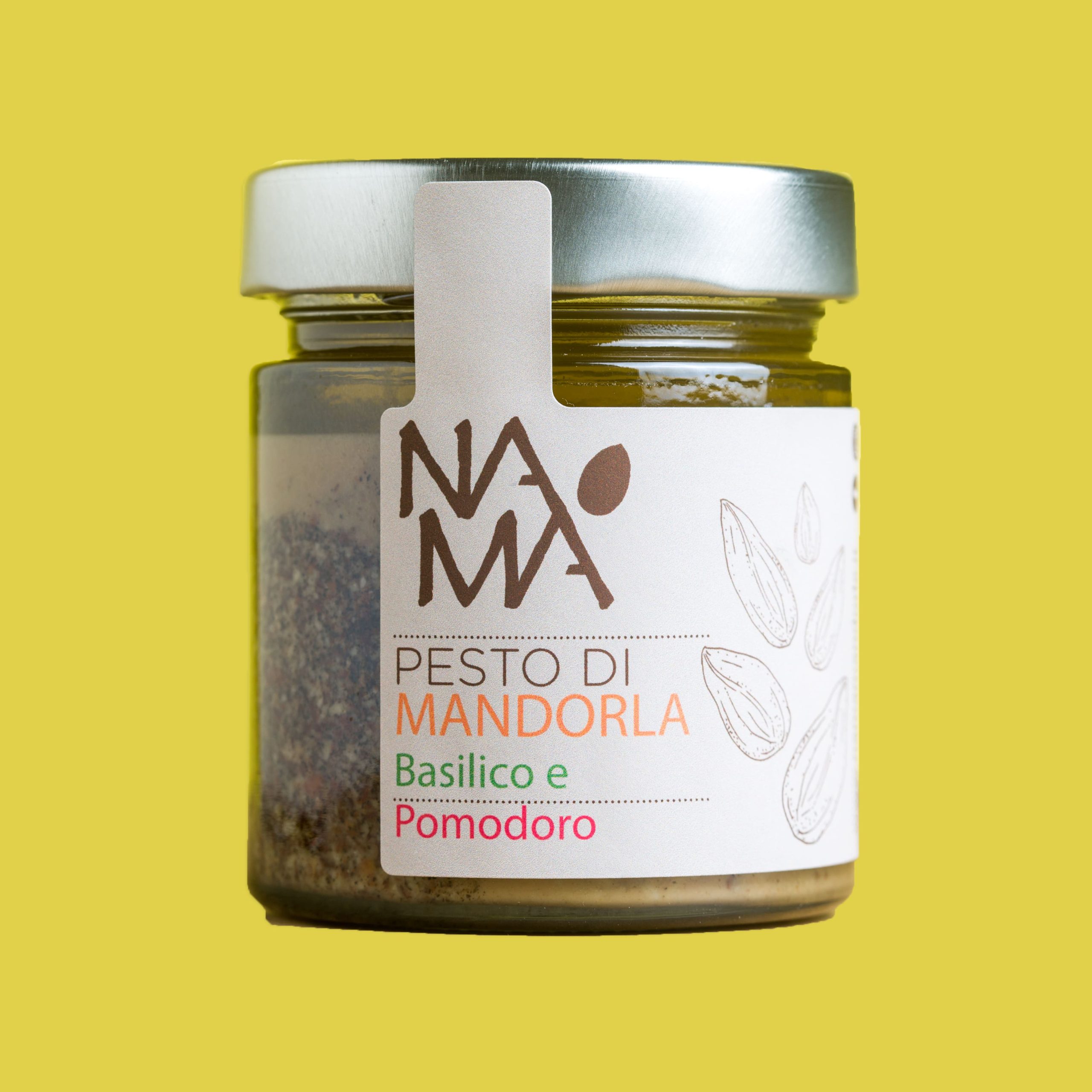 Pesto di mandorle e basilico