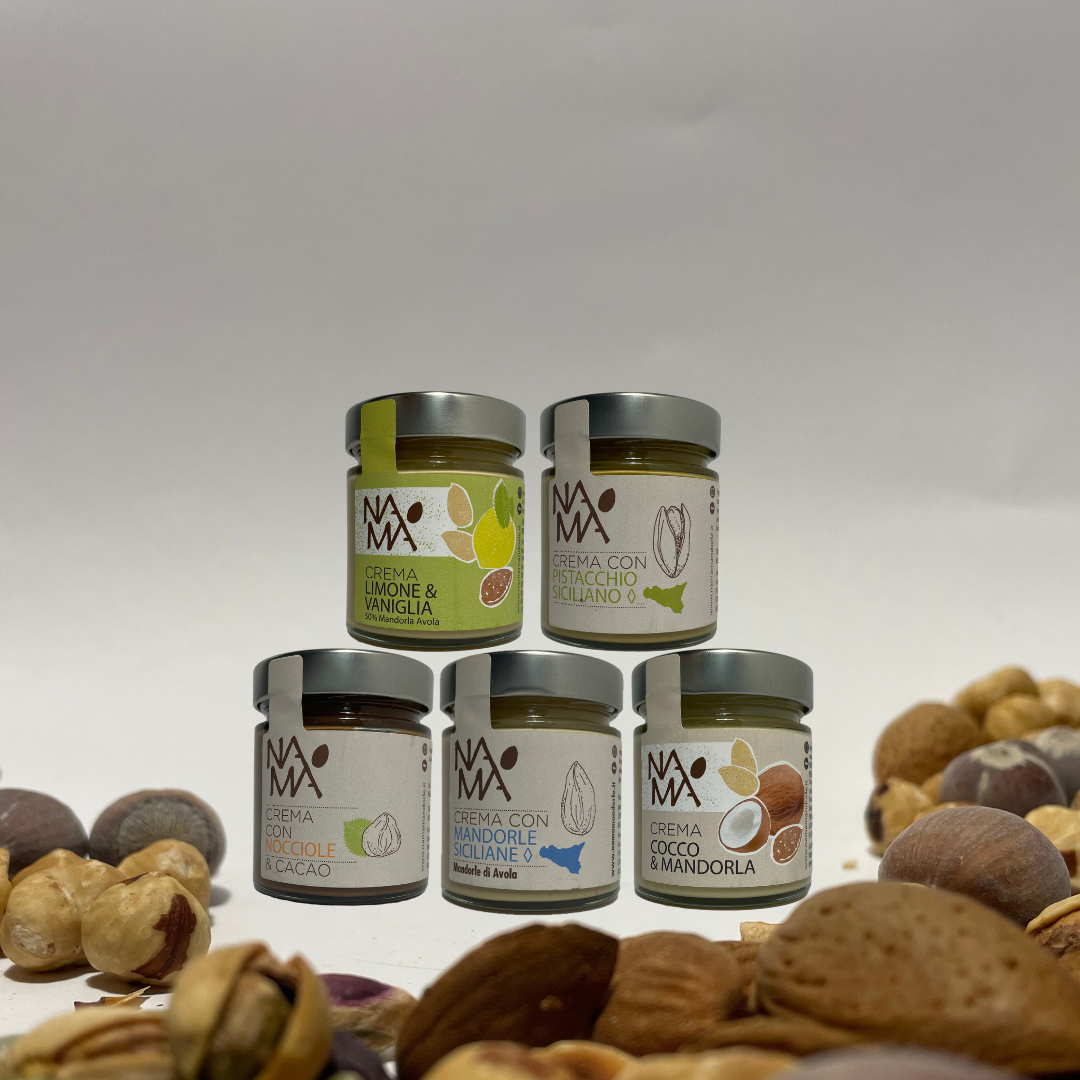 Creme Gourmet Siciliane Spalmabili: Box da 5 Gusti