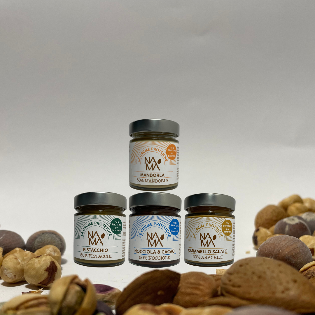 Box di Creme Proteiche Spalmabili, 4 gusti assortiti