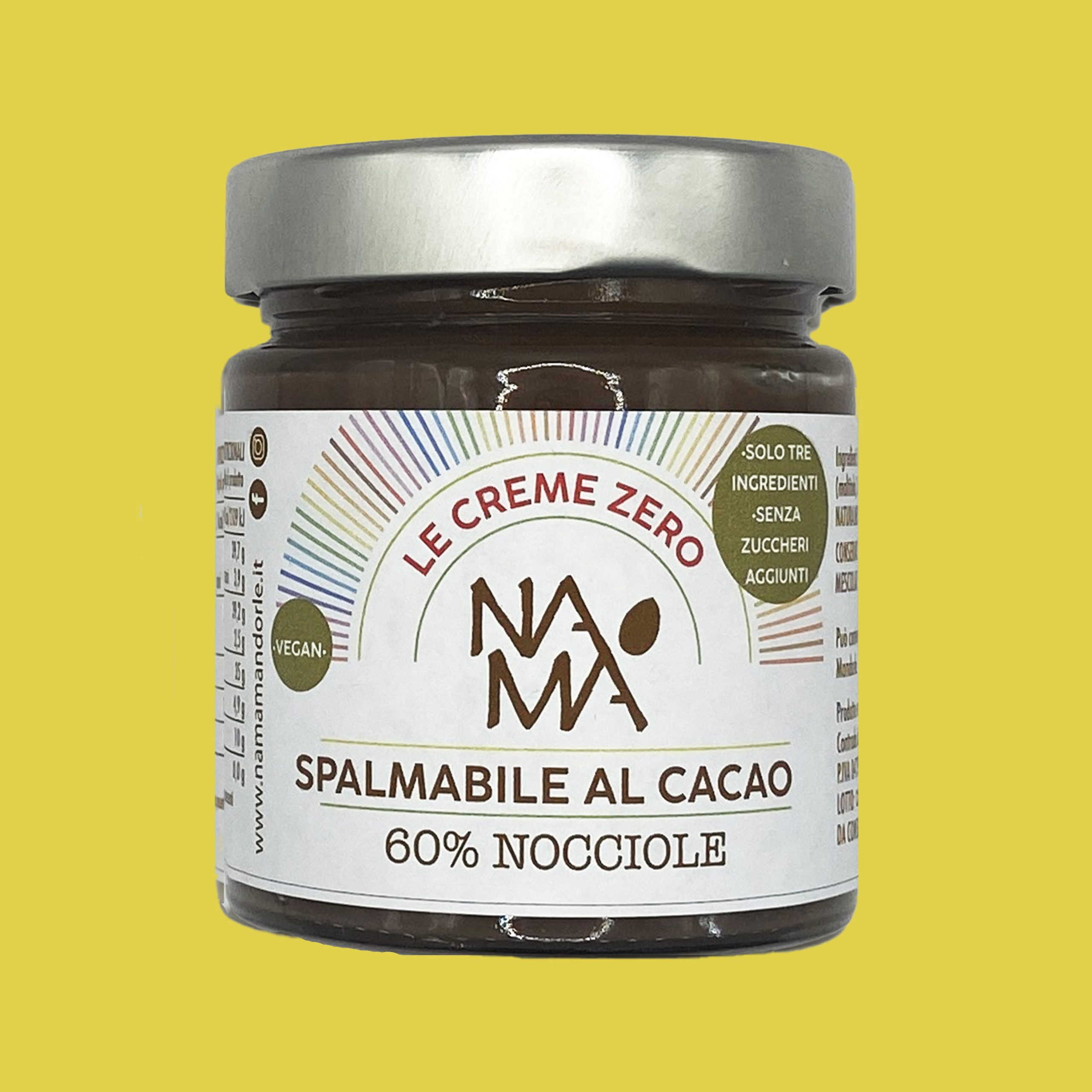 Crema Nocciole e Cacao Senza Zuccheri Aggiunti