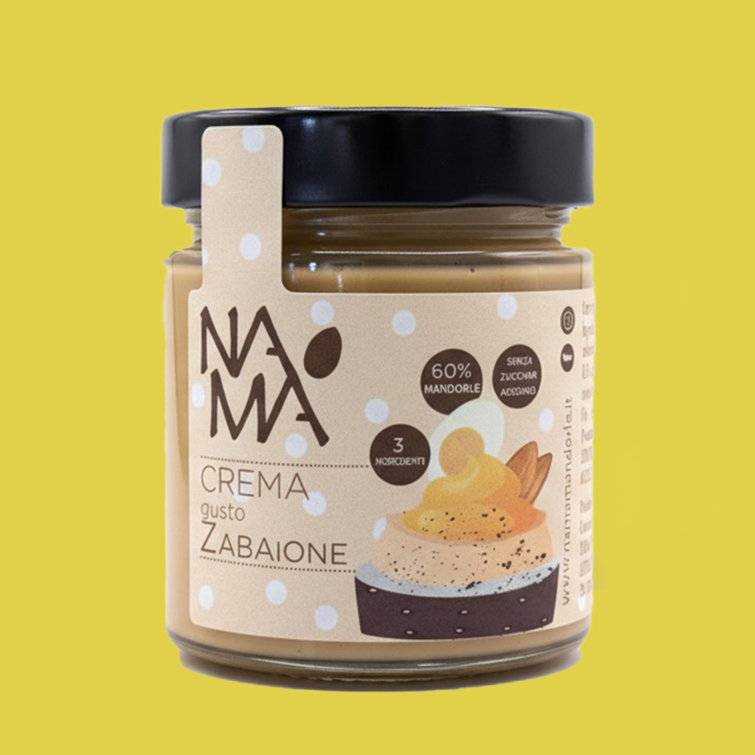 Crema allo Zabaione Senza Zuccheri, ideale per Farcire Dolci
