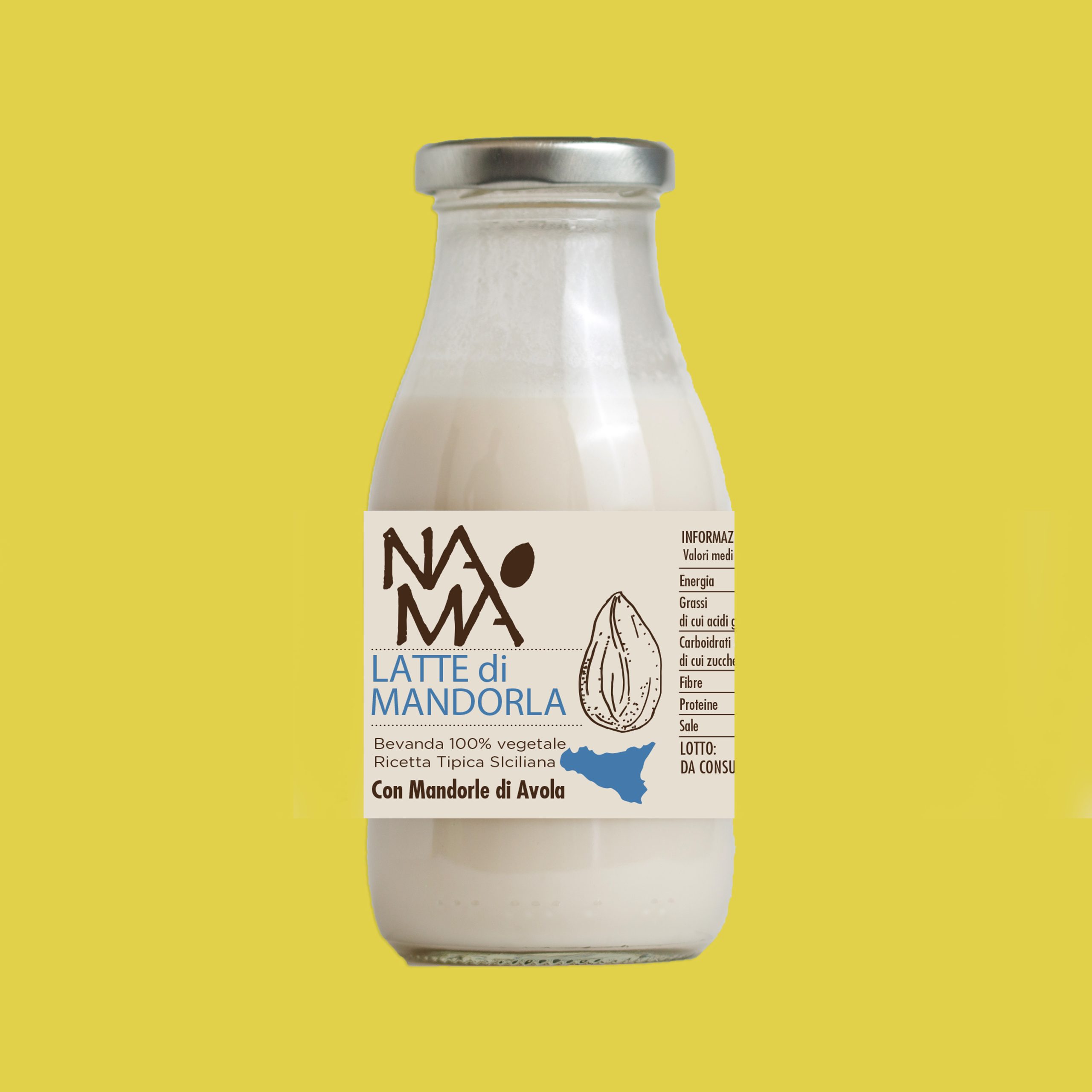 Latte di Mandorla Siciliano 100% Vegetale