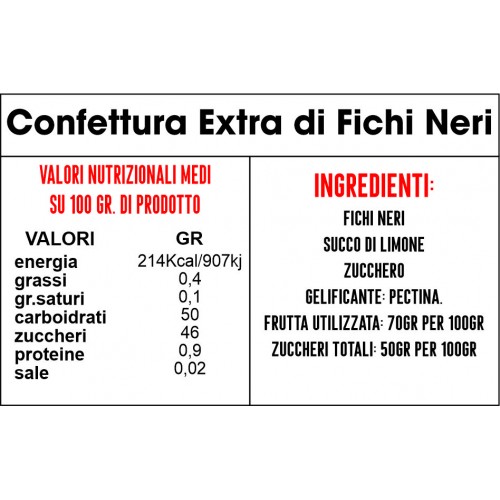 CONFETTURA DI FICHI NERI DELL'ETNA