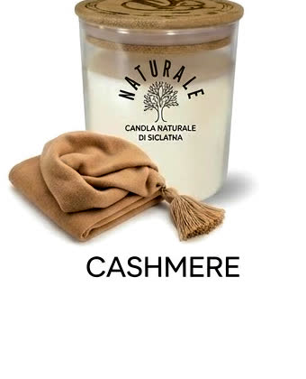 Candela profumata di soia - Cashmere