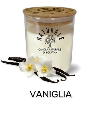 Candela profumata di soia - Vaniglia