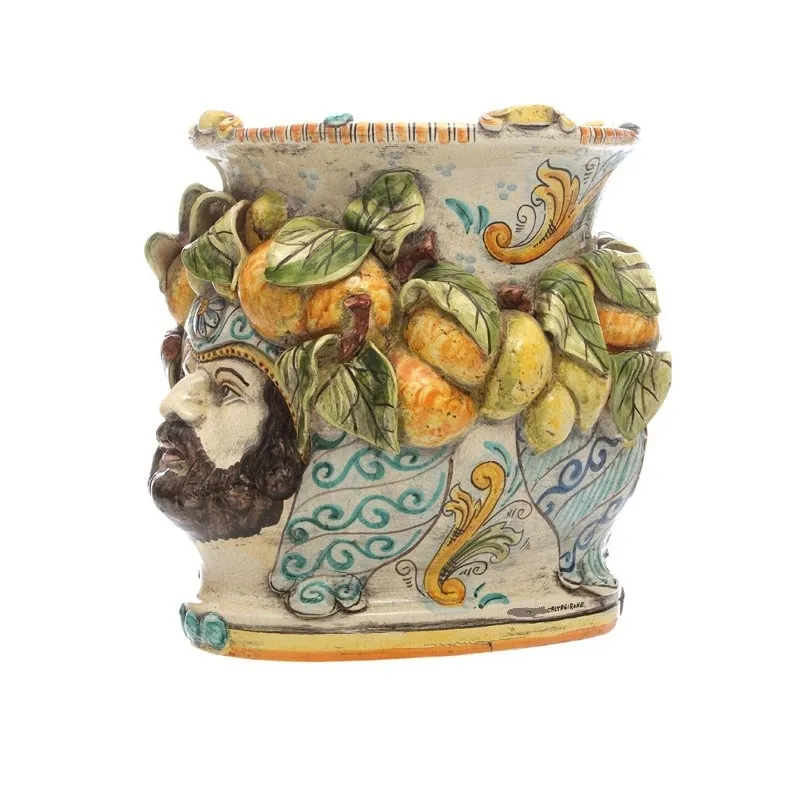 Vaso in Ceramica doppia testa