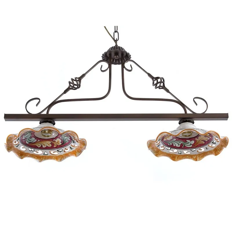 Lampadario in ceramica Bilancere
