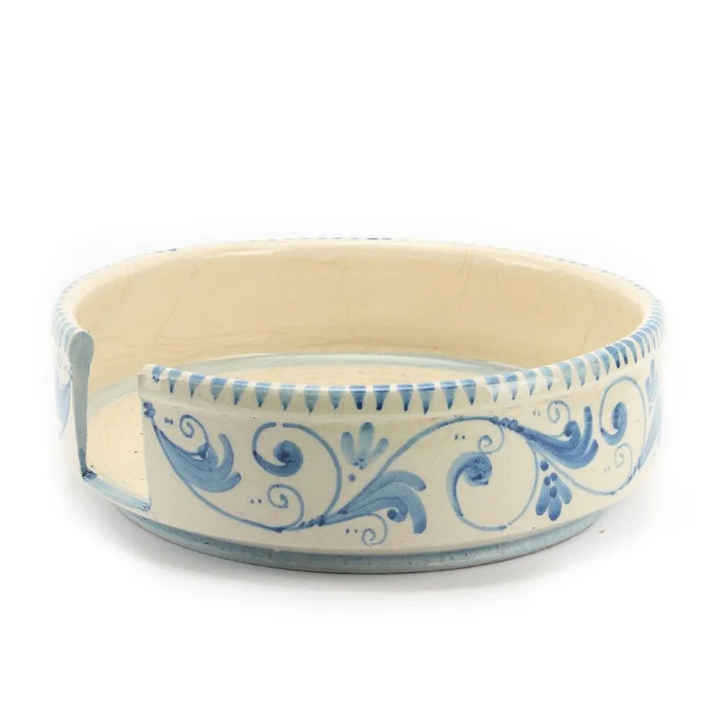 Portapiatti in ceramica plastica.