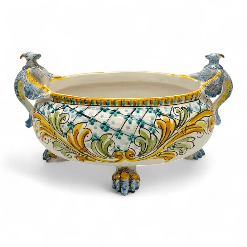 Centrotavola in ceramica ovale Grifoni GI