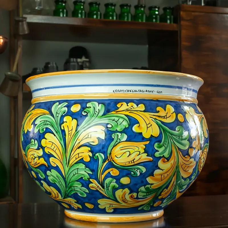 Portavaso ceramica cm 40