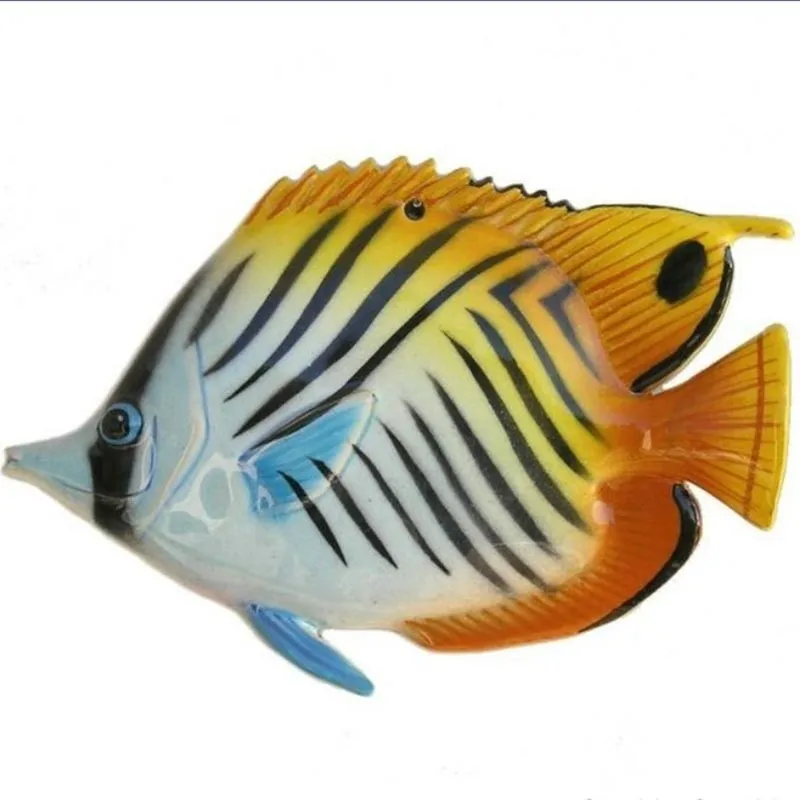 Pesce in ceramica Auriga cm 15