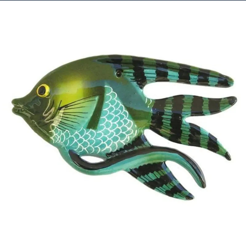 Pesce Verdone in ceramica cm 15