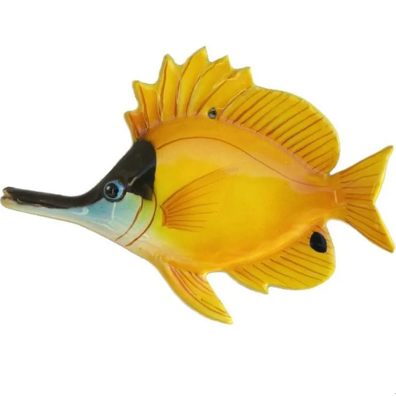 Pesce Trombetta in ceramica siciliana cm 15