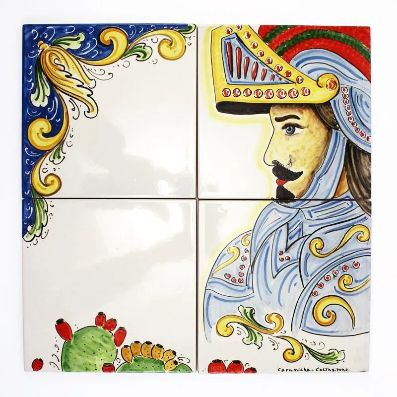 Pannello Paladino ceramica 40×40