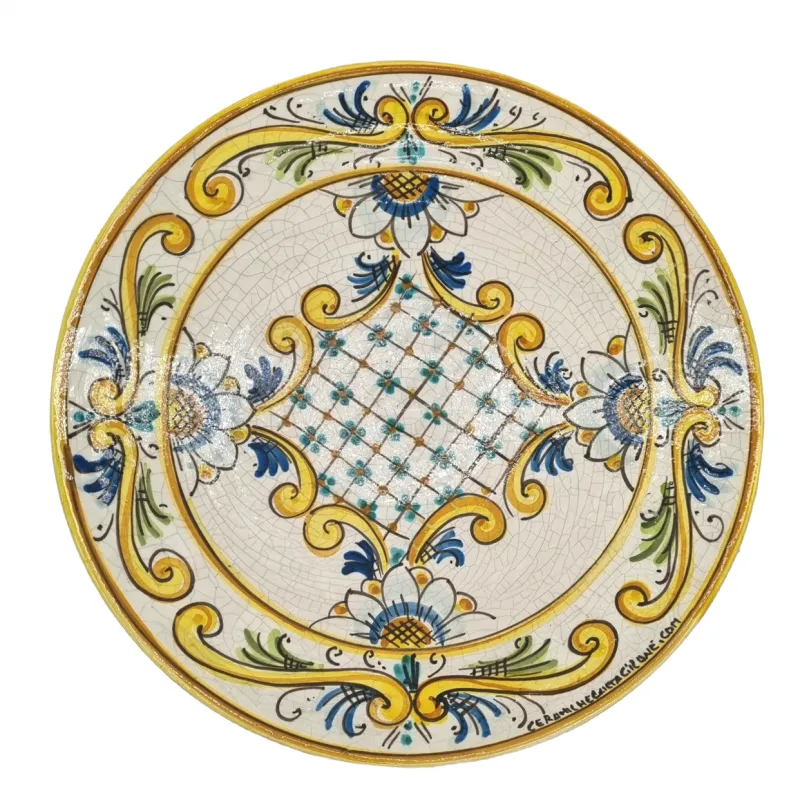 Piatto ceramica Caltagirone da cm 40
