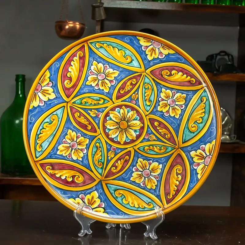Piatto ceramica Caltagirone da cm 43 Pa