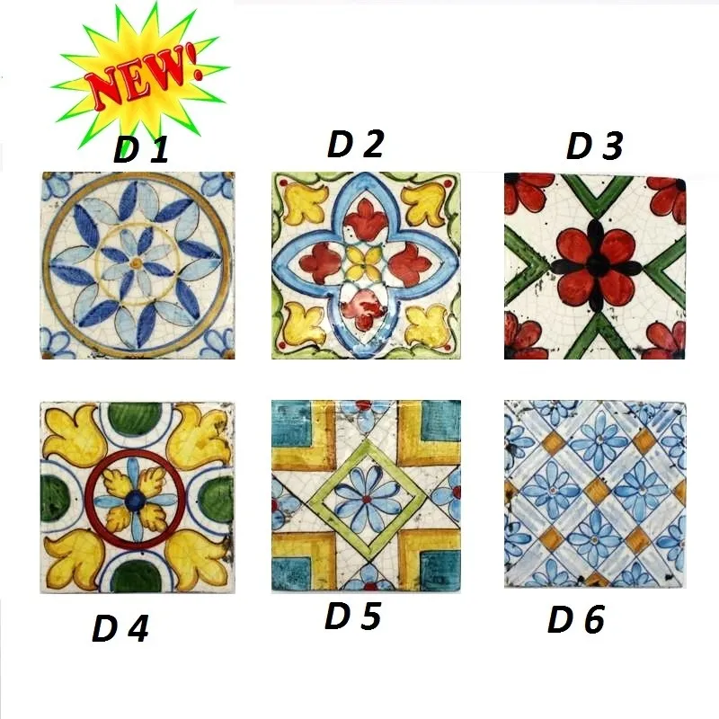Piastrelle ceramica Caltagirone Decorate 10×10