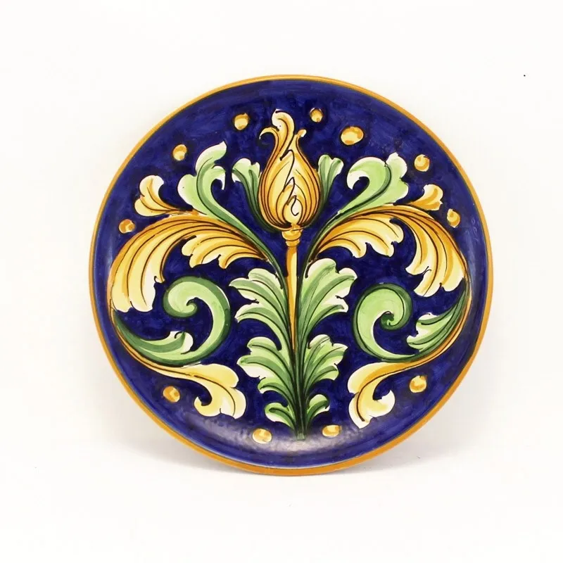 Piatto ceramica Blu Cobalto da 32
