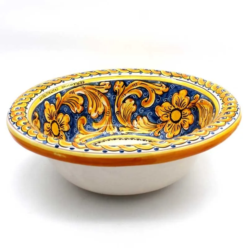 Lavello in ceramica Caltagirone cm 45