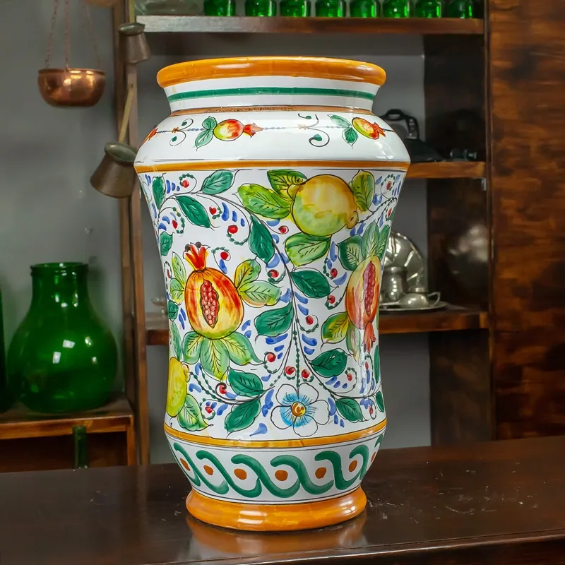 Portaombrelli Ceramica Caltagirone Melograni e Limoni
