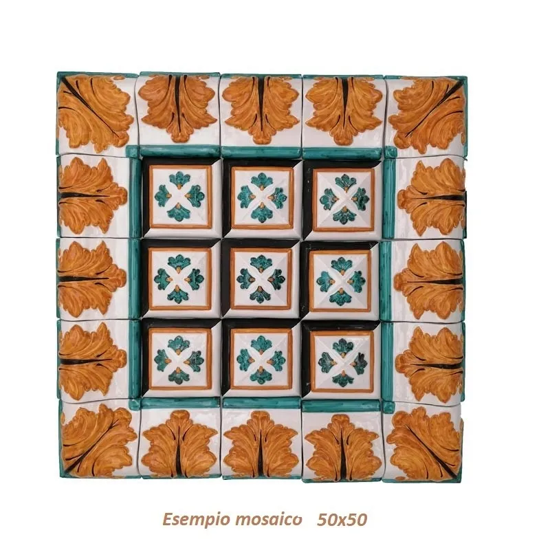Mosaico Piastrelle Ceramiche Caltagirone Componibili