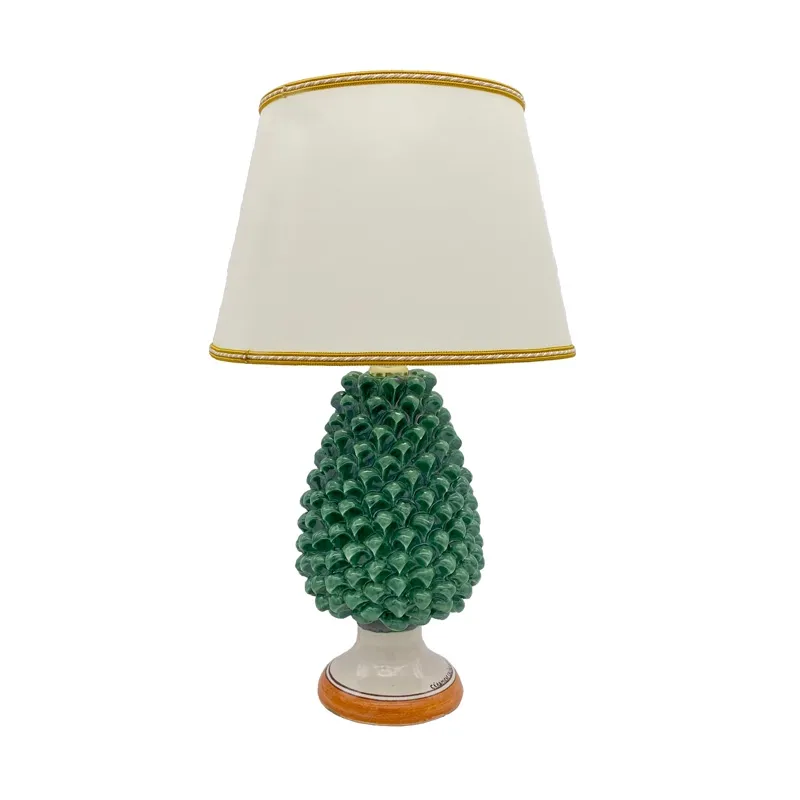 Lume Pigna Ceramica Siciliana Caltagirone cm 50 - Vari decori