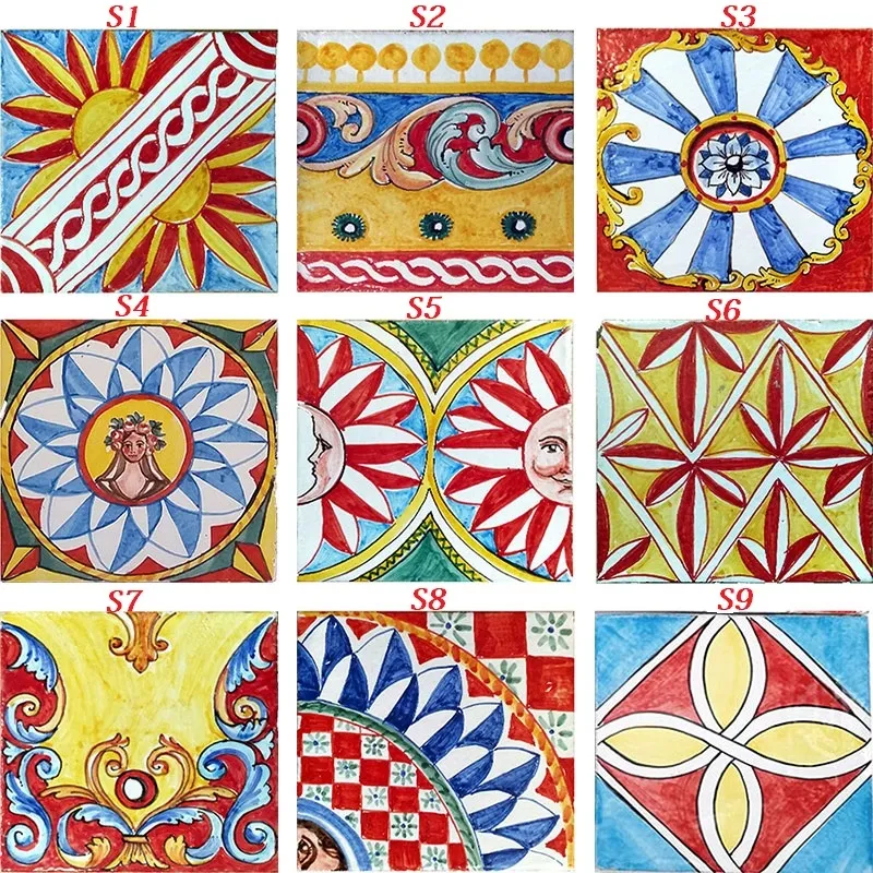 Piastrelle Ceramica Siciliana 20 X 20