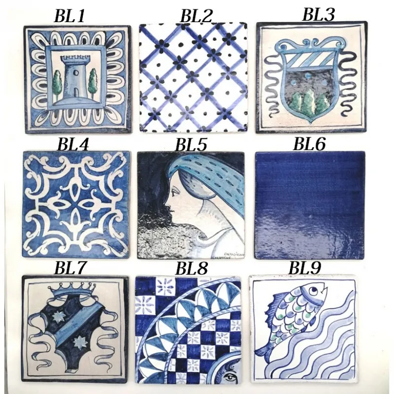Piastrelle Ceramica Siciliana Mod. BL 20x20
