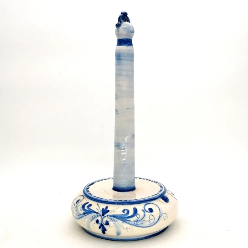 Portarotoli in ceramica Siciliana Caltagirone Blu