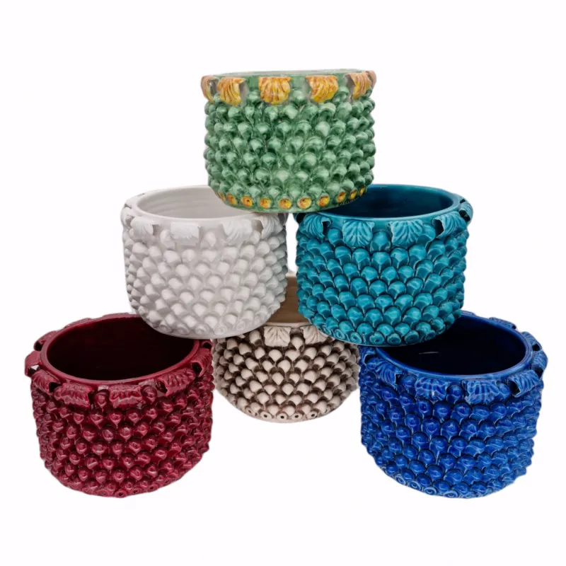 Vaso Pigna Ceramica Siciliana di Caltagirone cm 30 - vari decori